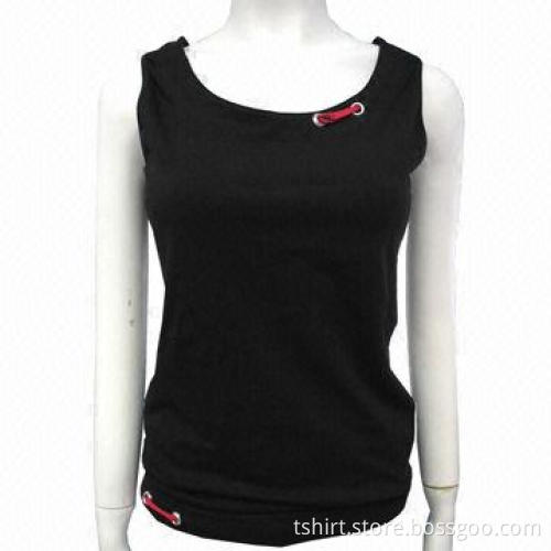 Black Women's Vest/Tops